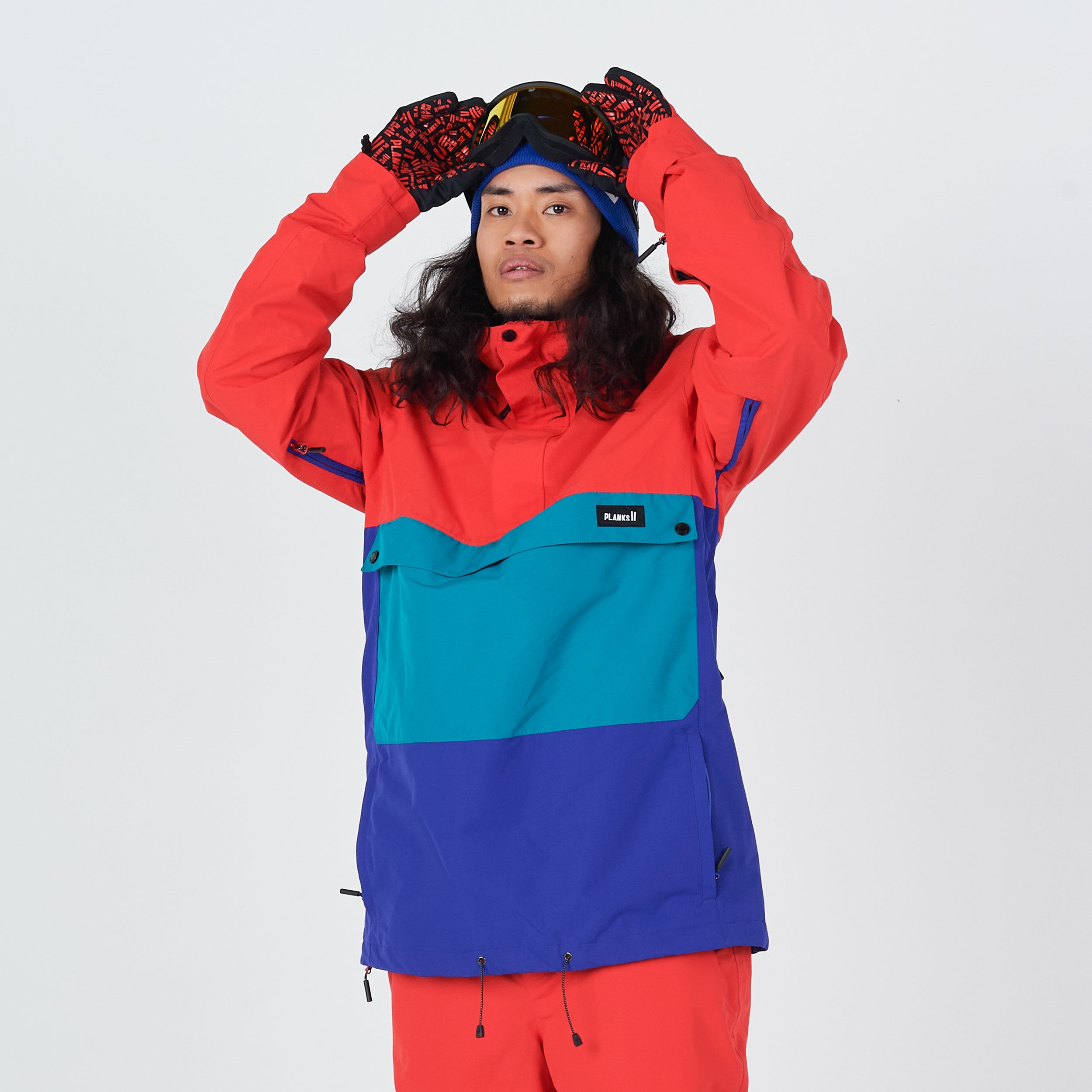 Snowboard anorak jacket men's cheap