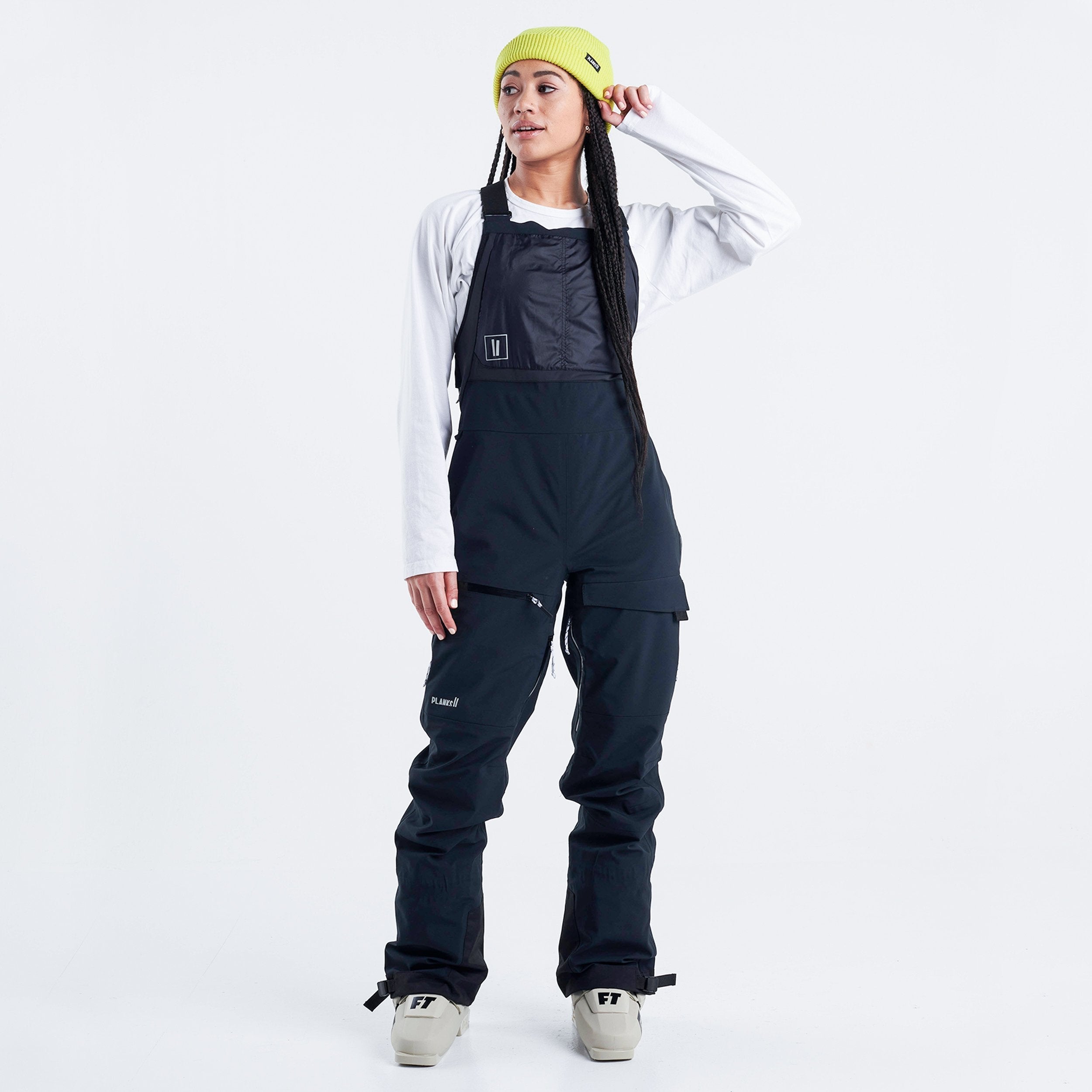 Women s Roamer 3 Layer Bib Pant Planks Skiwear Clothing