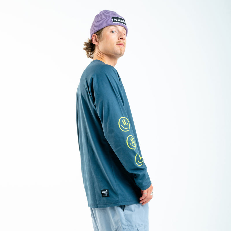 Men's Rave Face Organic Long Sleeve T-Shirt