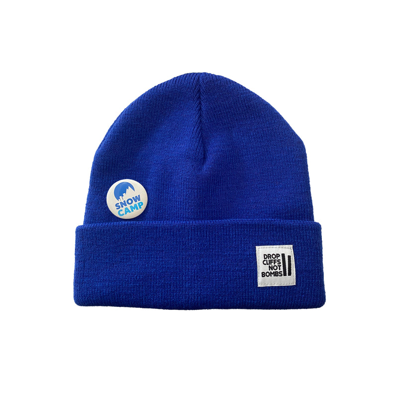 Unisex Snow Camp Drop Cliffs Not Bombs Beanie