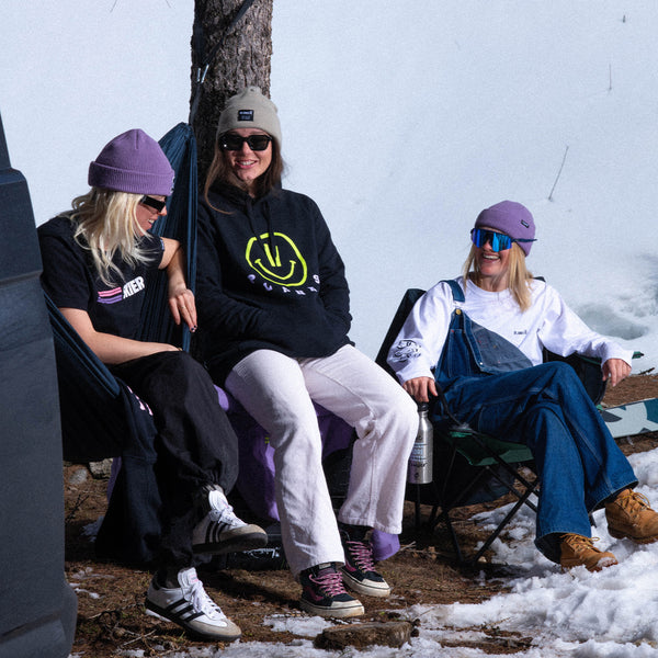 Rave Face Organic Raglan Hoodie