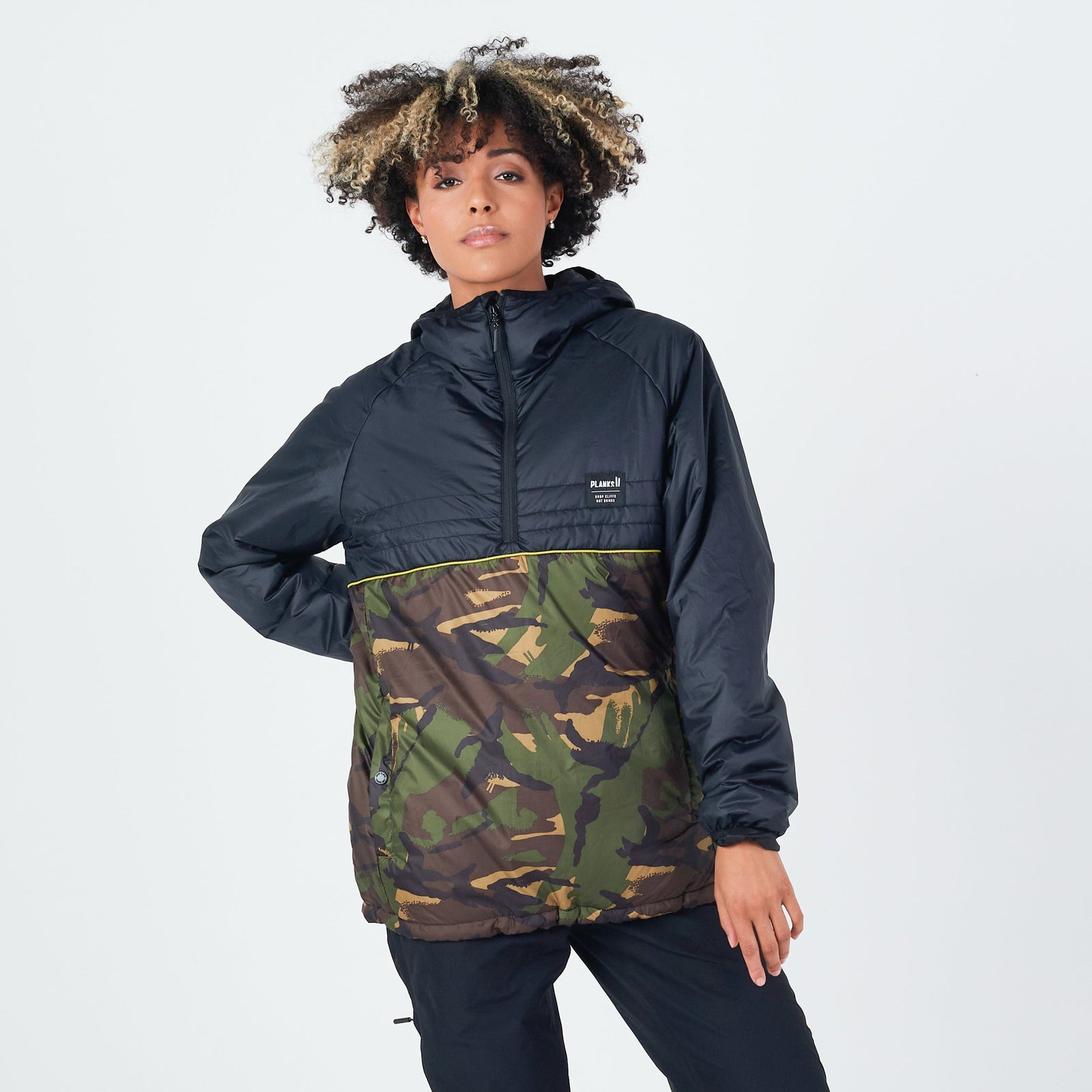 Eq black midlayer jacket shop