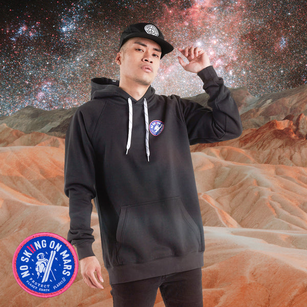 No Skiing On Mars Hoodie
