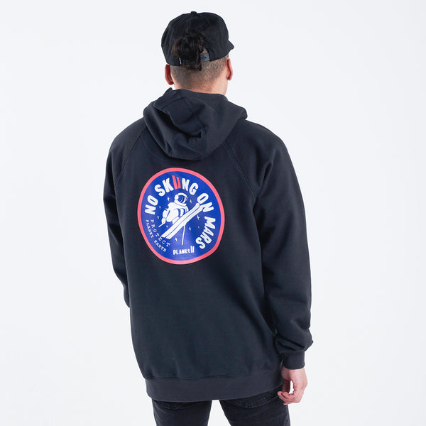 No Skiing On Mars Hoodie